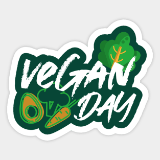 It's Vegan Day! Sticker